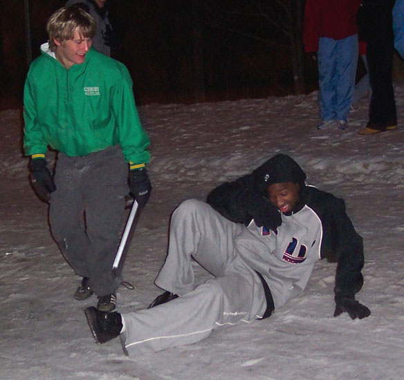 Felton On His Butt